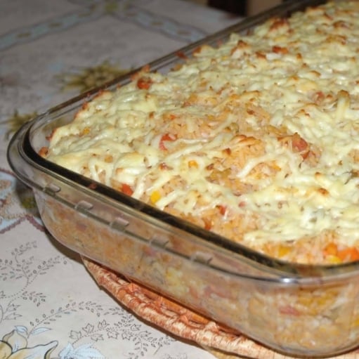Photo of the plain oven rice – recipe of plain oven rice on DeliRec