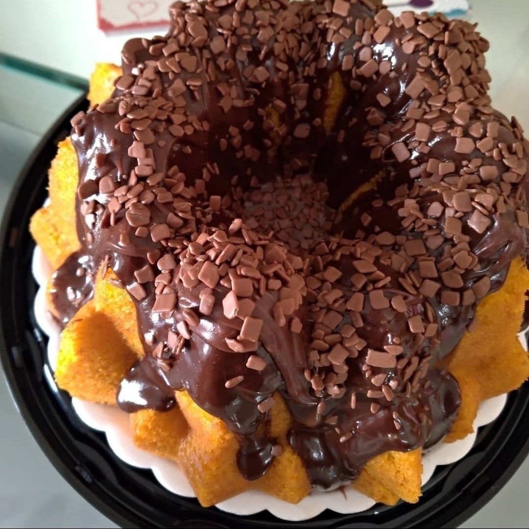 Photo of the Carrot cake with chocolate ganache – recipe of Carrot cake with chocolate ganache on DeliRec