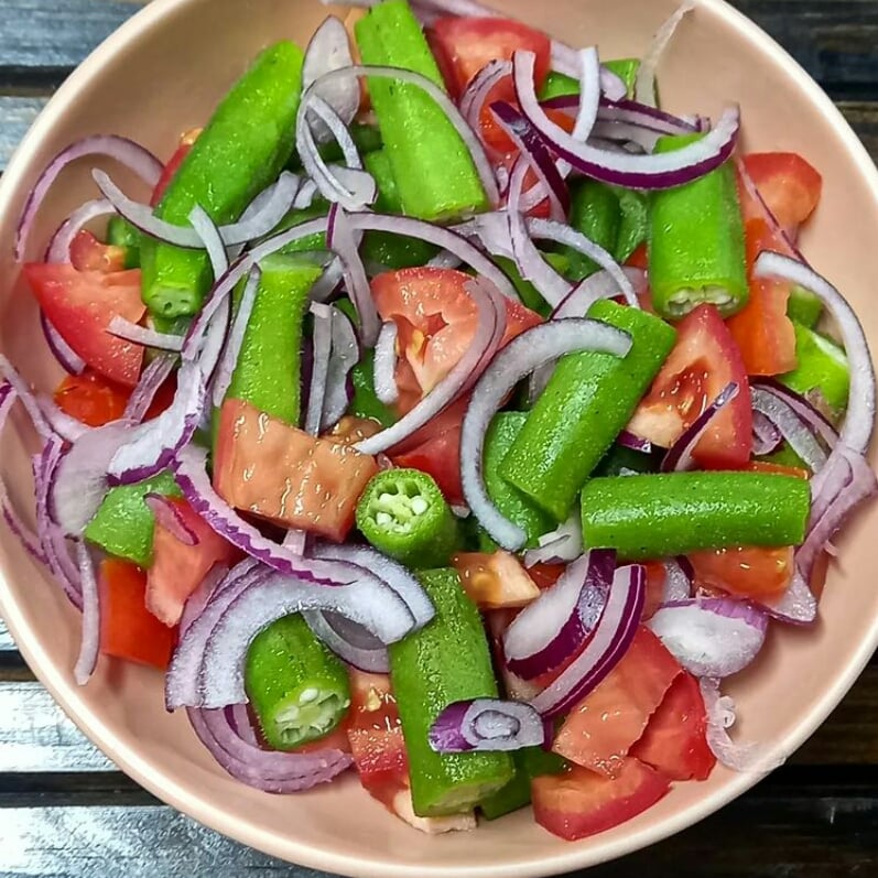 Photo of the Okra Salad – recipe of Okra Salad on DeliRec