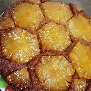 Wholemeal Caramelized Pineapple Pie