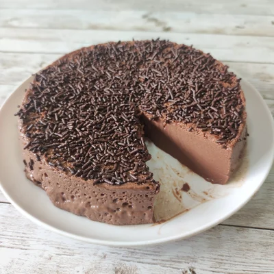 Recipe of FIT Chocolate Mousse Pie on the DeliRec recipe website