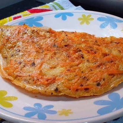 Foto da Omelete de cenoura - receita de Omelete de cenoura no DeliRec