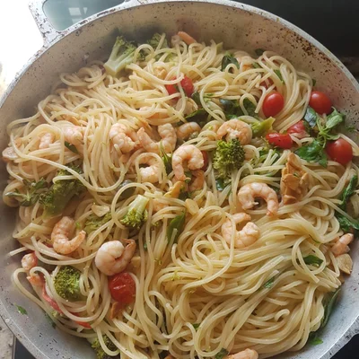 Receta de espaguetis a la paulista en el sitio web de recetas de DeliRec