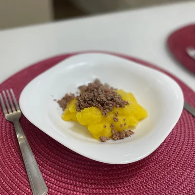 Recipe of Creamy manioc with minced meat on the DeliRec recipe website