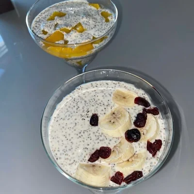 Recipe of Chia mousse with coconut milk on the DeliRec recipe website