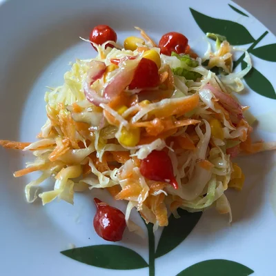 Recipe of Super quick salad with mustard dressing on the DeliRec recipe website