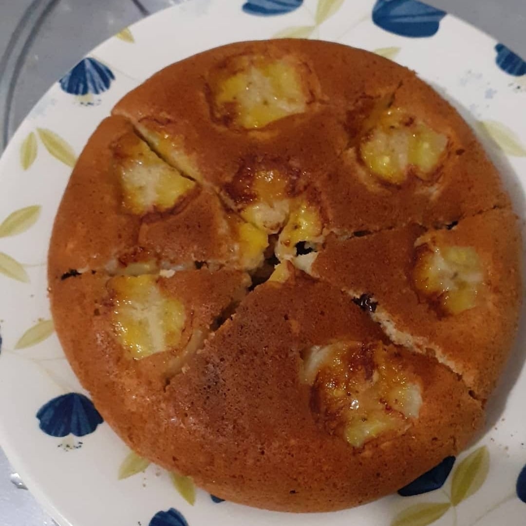 Photo of the Banana Fit Cake in the Frying Pan – recipe of Banana Fit Cake in the Frying Pan on DeliRec