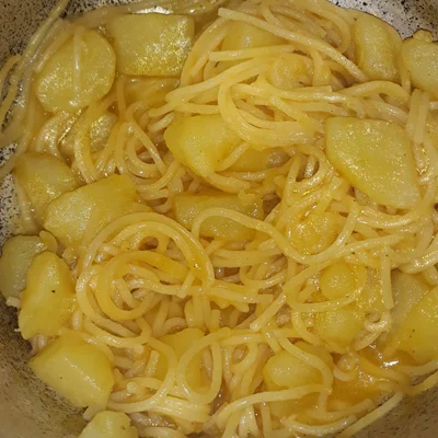 Recipe of Simple potato noodle soup on the DeliRec recipe website