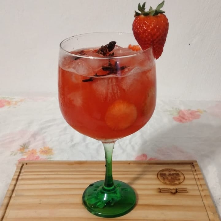 Photo of the non-alcoholic strawberry drink – recipe of non-alcoholic strawberry drink on DeliRec