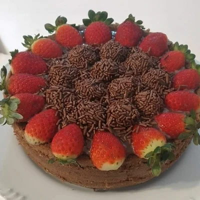 Recipe of super easy chocolate cake on the DeliRec recipe website