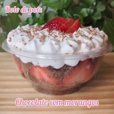Recipe of Make and Sell-Cake in a Jar (Strawberry Chocolate) on the DeliRec recipe website