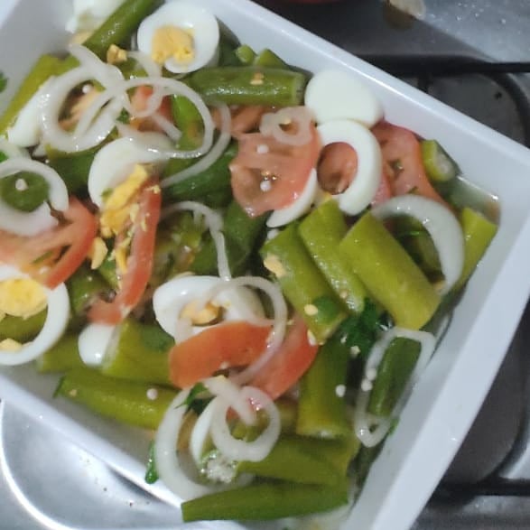 Foto da Salada de quiabo - receita de Salada de quiabo no DeliRec