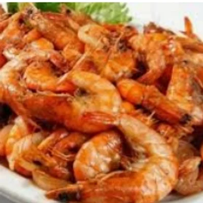 Recipe of Garlic shrimp and palm oil on the DeliRec recipe website