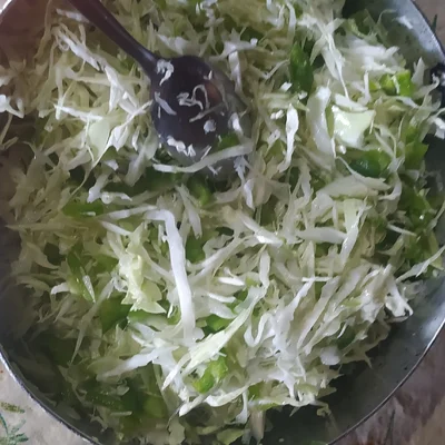 Recipe of cabbage and peppers on the DeliRec recipe website