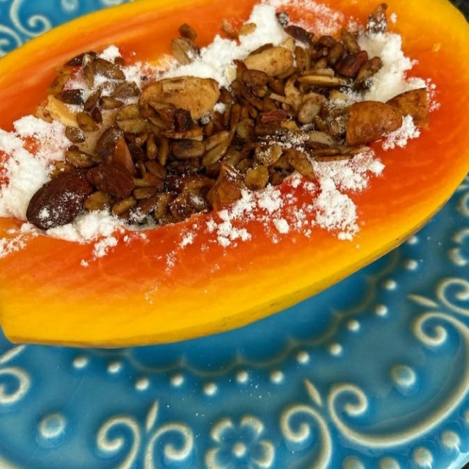 Photo of the Special papaya for snack – recipe of Special papaya for snack on DeliRec