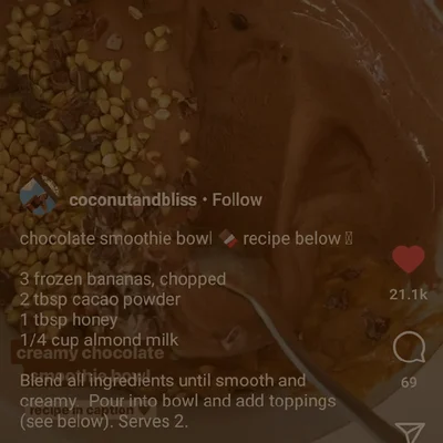 Recipe of Creamy banana and cocoa ice cream on the DeliRec recipe website