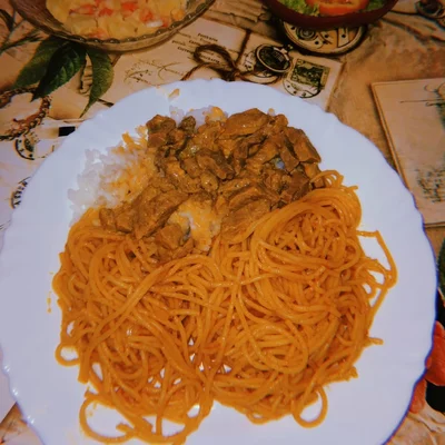 Recipe of Garlic and oil noodles on the DeliRec recipe website