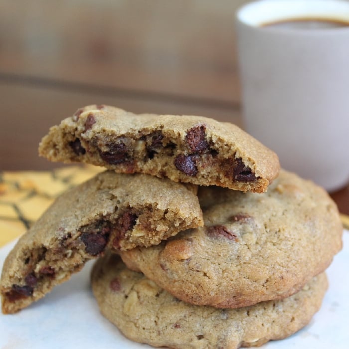 Foto da Cookies de baunilha com gotas de chocolate - receita de Cookies de baunilha com gotas de chocolate no DeliRec