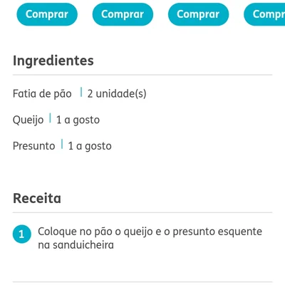 Receita de Caramelo de queijo e presunto  no site de receitas DeliRec