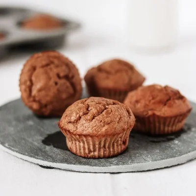 Recipe of healthy banana muffins on the DeliRec recipe website