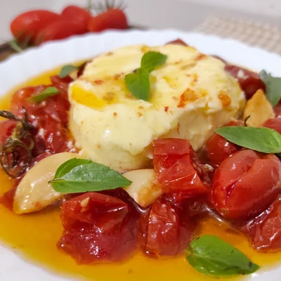 Recipe of Tomatoes confit with cream cheese on the DeliRec recipe website