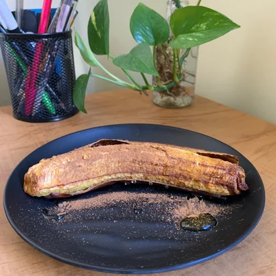 Recipe of Banana baked in the airfryer on the DeliRec recipe website