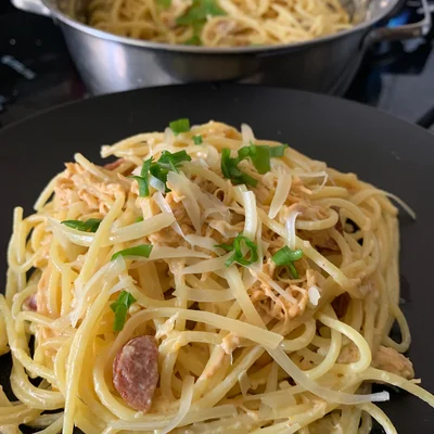 Recipe of easy pasta on the DeliRec recipe website