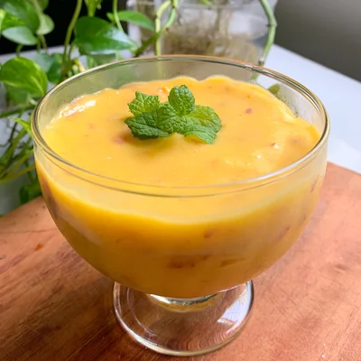 Recipe of easy mango ice cream on the DeliRec recipe website