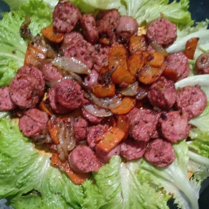 Photo of the Sausage with onion and carrot – recipe of Sausage with onion and carrot on DeliRec