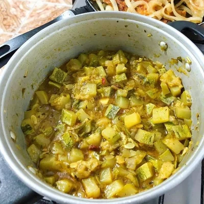 Recipe of zucchini mincemeat on the DeliRec recipe website