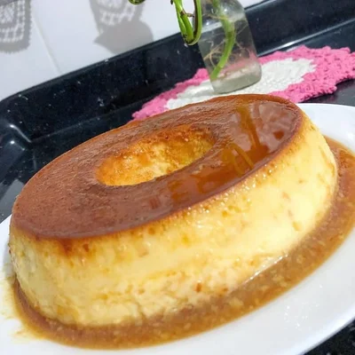 Recipe of condensed milk pudding on the DeliRec recipe website
