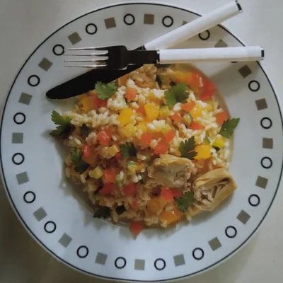 Recipe of Risotto Of Vegetables on the DeliRec recipe website