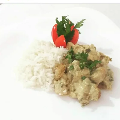 Recipe of Creamy Chicken with Coconut Milk and Curry on the DeliRec recipe website