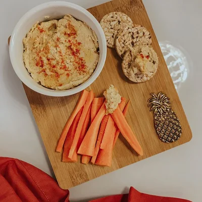 Recipe of hummus on the DeliRec recipe website