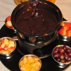 fondue au chocolat