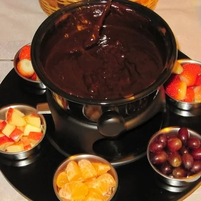 Recette de fondue au chocolat sur le site de recettes DeliRec