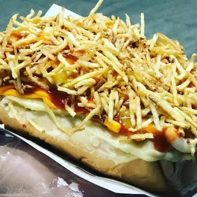 Receita de Hot dog estilo "podrão" no site de receitas DeliRec