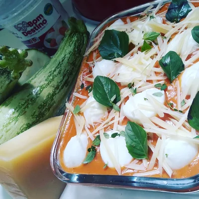 Recipe of zucchini lasagna on the DeliRec recipe website