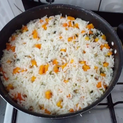 Recipe of plain rice on the DeliRec recipe website