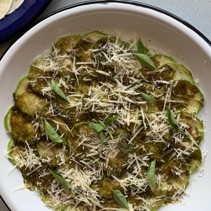 Photo of the Carpaccio Of Zucchini – recipe of Carpaccio Of Zucchini on DeliRec