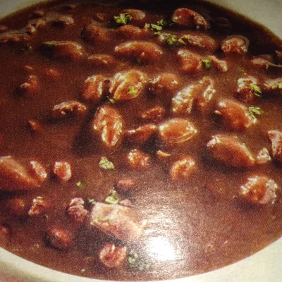 Recipe of Home-style beans on the DeliRec recipe website
