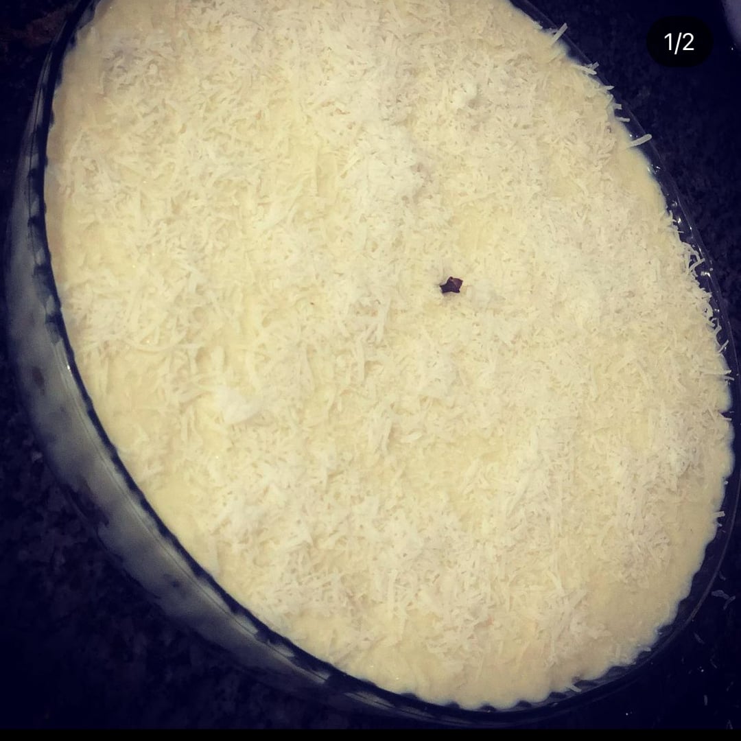 Photo of the Moist coconut cake on the platter – recipe of Moist coconut cake on the platter on DeliRec