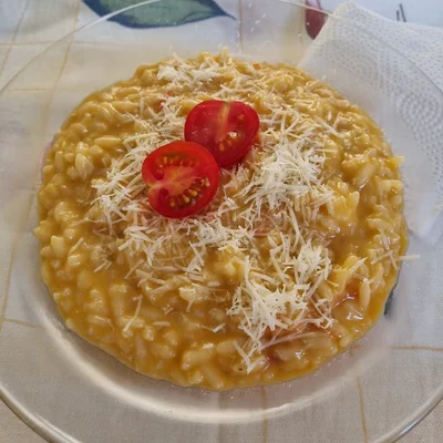 Recipe of Cherry tomato and parmesan risotto on the DeliRec recipe website