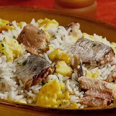 Recipe of rice with sardines on the DeliRec recipe website