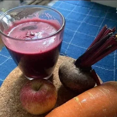 Recipe of Beetroot Juice with Carrots and Apples on the DeliRec recipe website