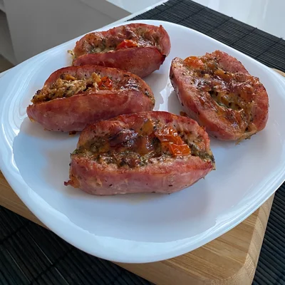 Recipe of Stuffed Tuscan Sausage on the DeliRec recipe website