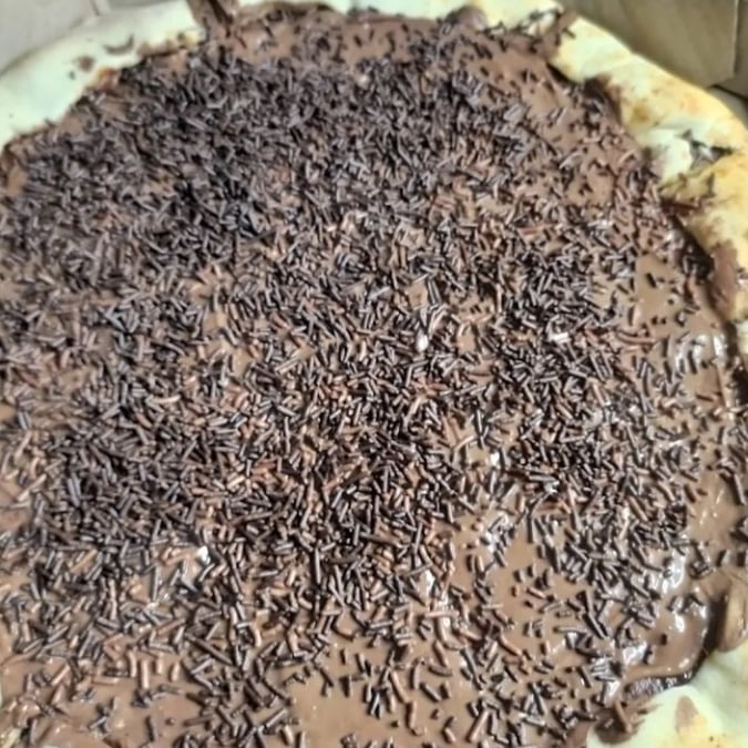 Photo of the Brigadeiro pizza – recipe of Brigadeiro pizza on DeliRec