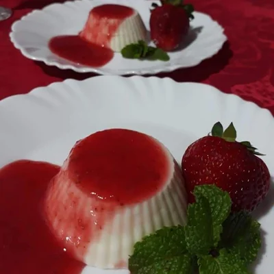 Recipe of Panna Cotta with Berries on the DeliRec recipe website