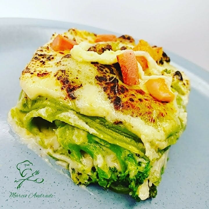 Photo of the Spinach Lasagna with Broccoli Filling – recipe of Spinach Lasagna with Broccoli Filling on DeliRec