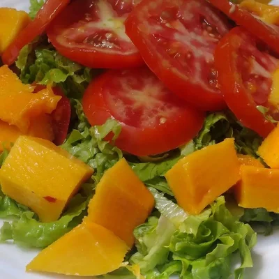 Recipe of salad with mango on the DeliRec recipe website